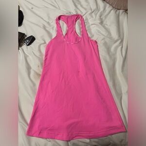 Hot pink vintage lululemon tank